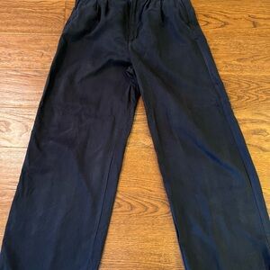 Madewell Women's Black wide leg Trousers